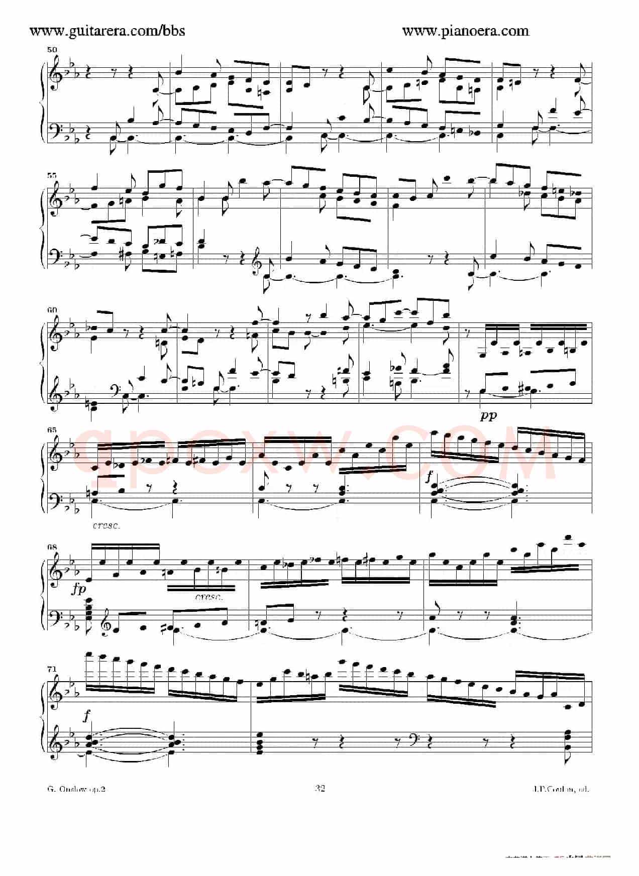 Grande Piano Sonata in c Minor Op.2(c小调华丽钢琴奏鸣曲·第四乐章)