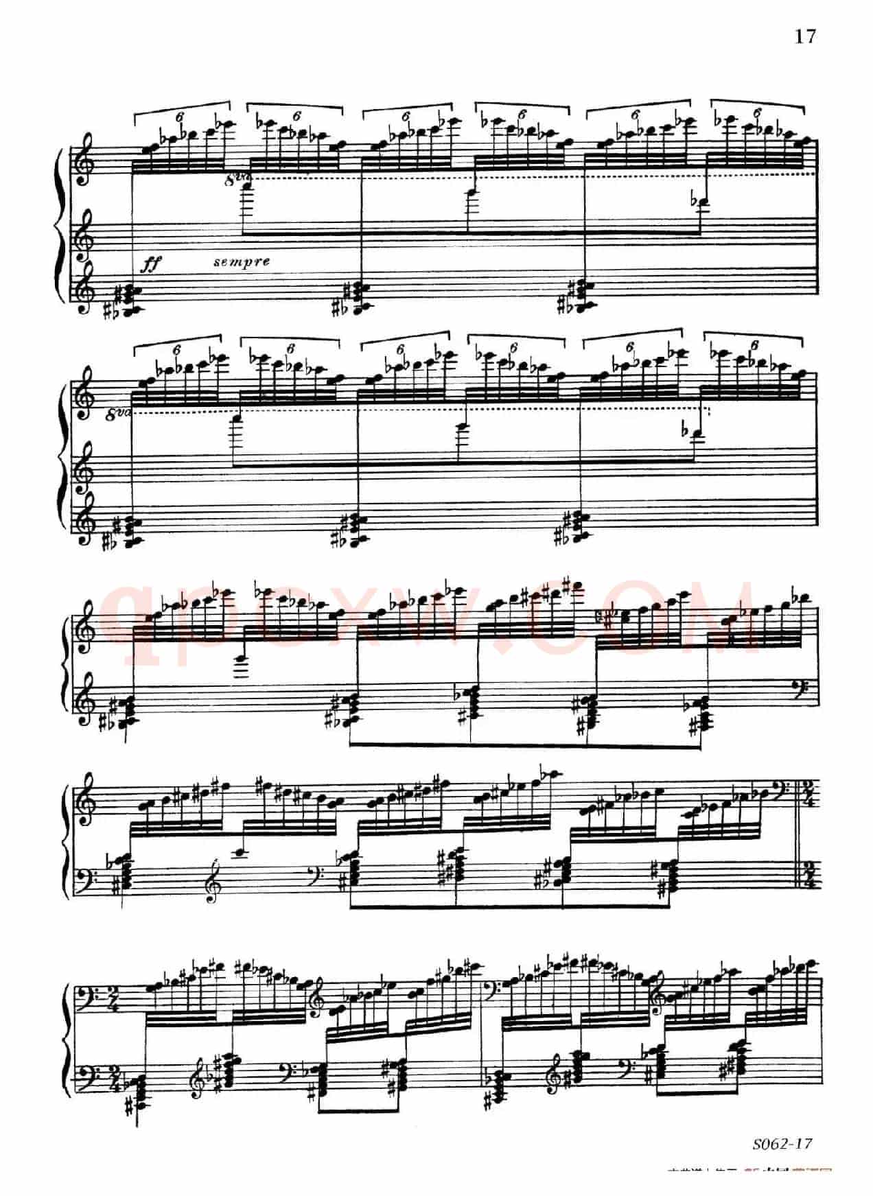 Arabesques Op.42(阿拉伯风格曲 9. 呼啸肆虐的风 )