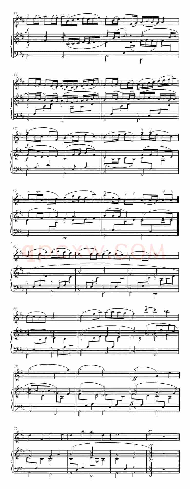 Canon in D（小提琴+钢琴伴奏）