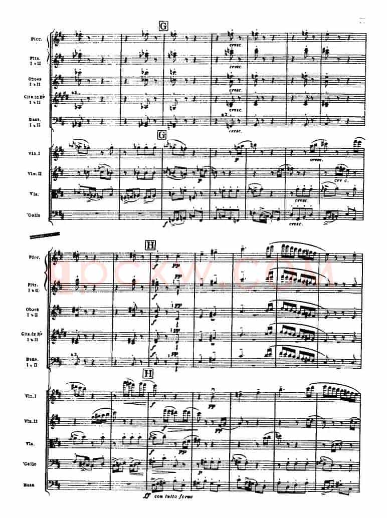 浦塞尔主题变奏与赋格曲（P31-P65）（管弦乐队总谱）