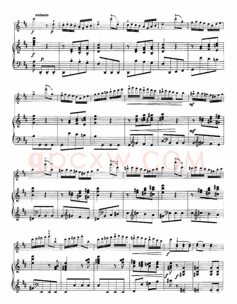 第一回旋曲(Rondo No.1、小提琴+钢琴伴奏)