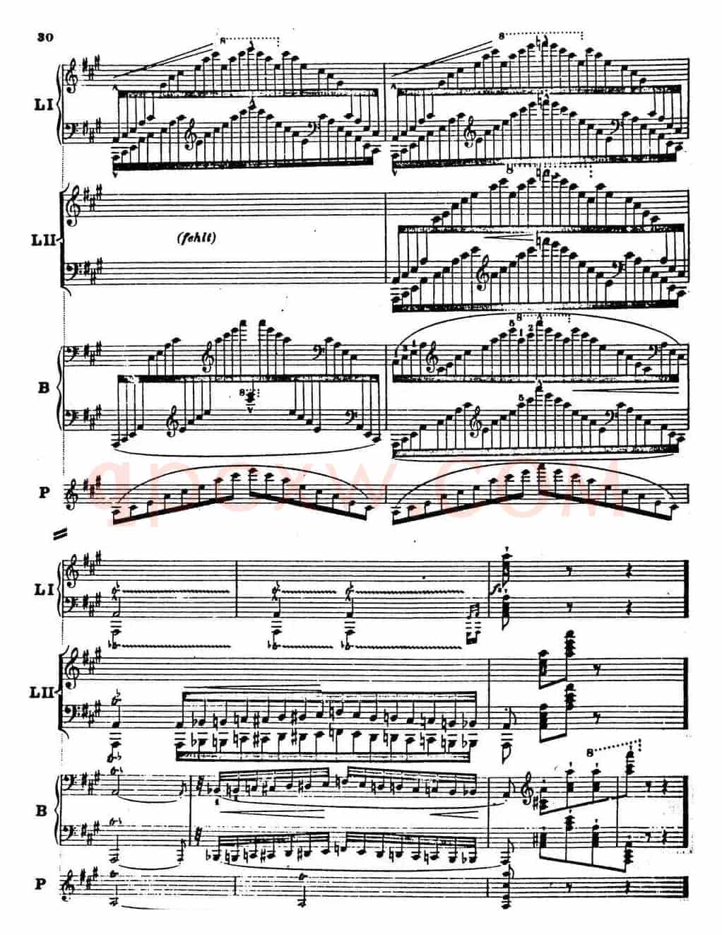 6首帕格尼尼大练习曲(Thema mit Variationen Etude Nr.6)