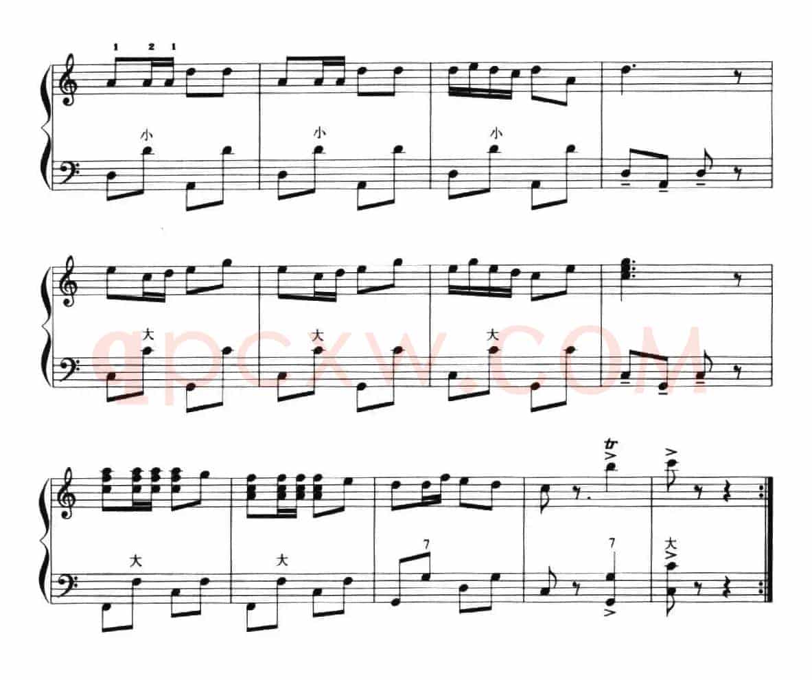 儿童手风琴曲：骑兵进行曲