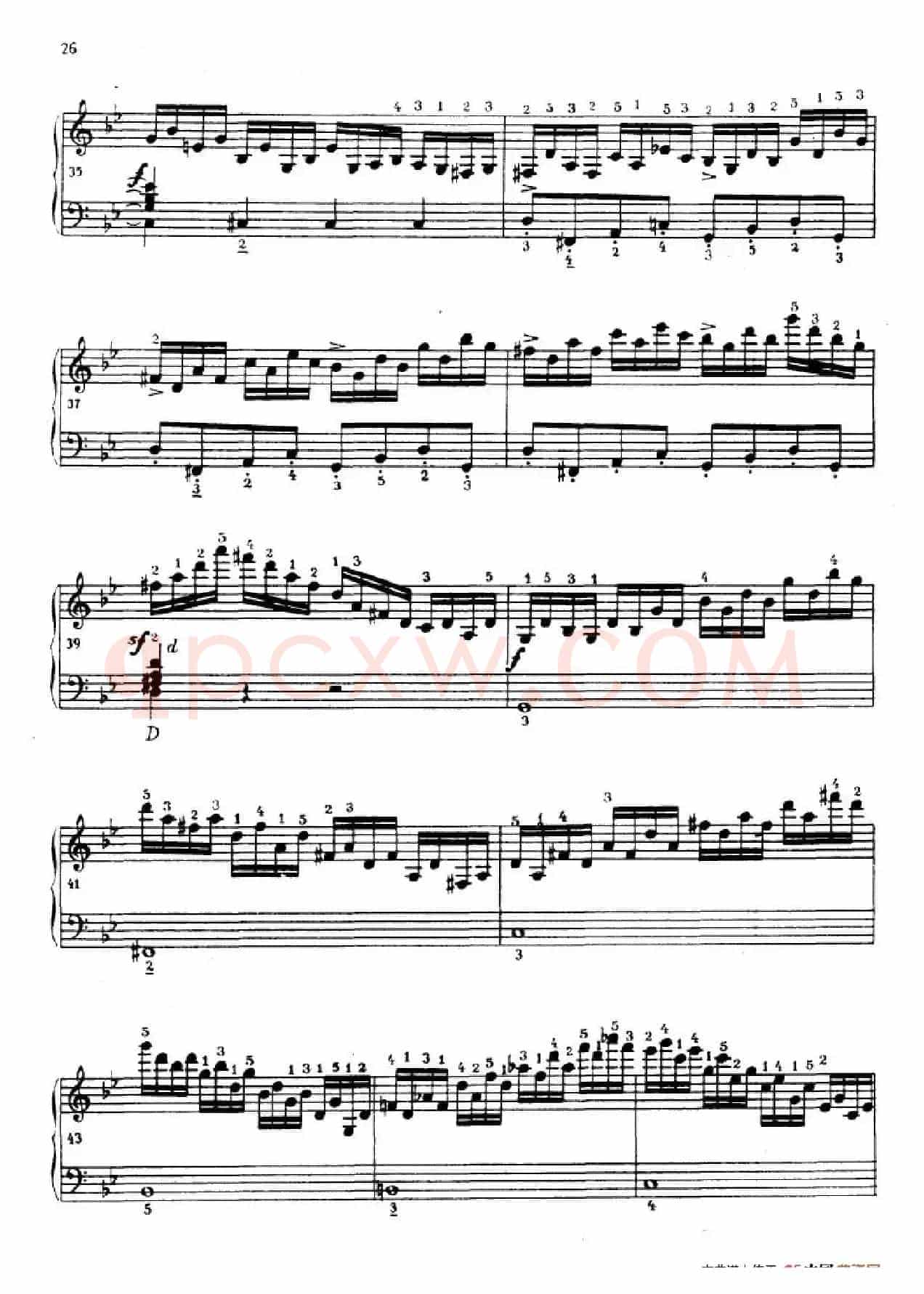 《车尔尼手风琴练习曲集》第Ⅳ册（第3——5首）