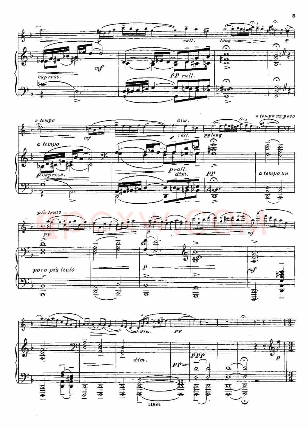 Fantaisies nationales. Suedois.（Op.59 No.4）（长笛+钢琴伴奏）