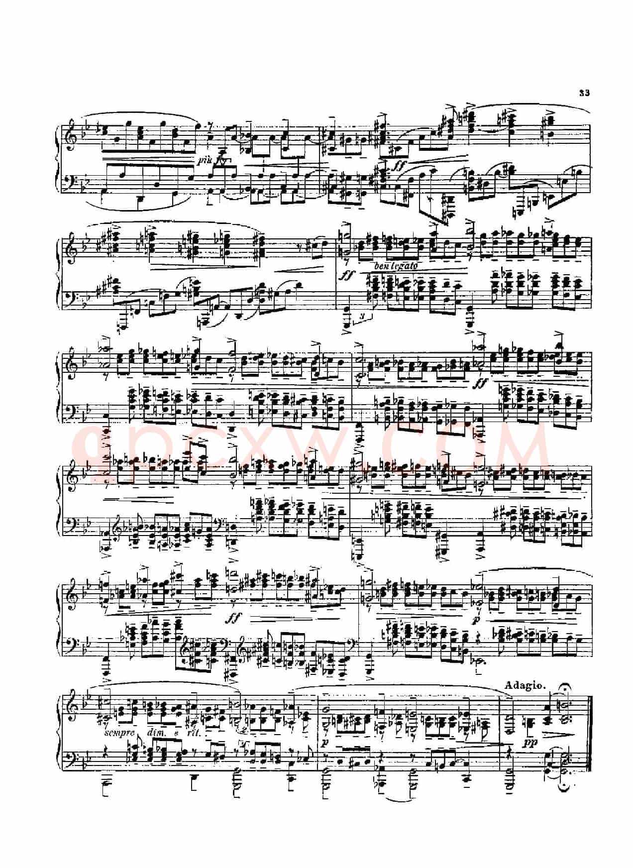 Six Intermezzi Op.45（6首间奏曲·5）