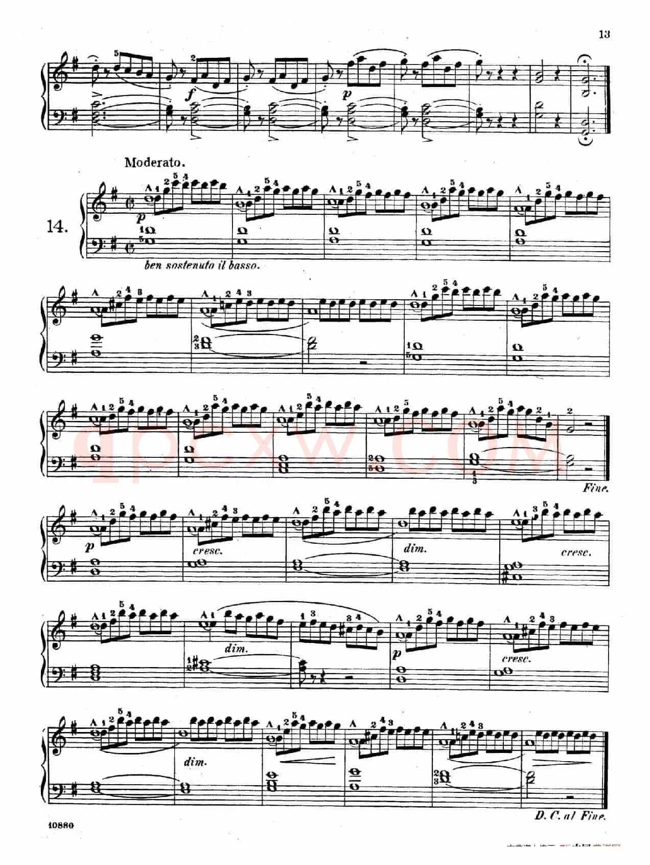 Etudes Enfantines Op.37（儿童钢琴练习曲 第11——14首）
