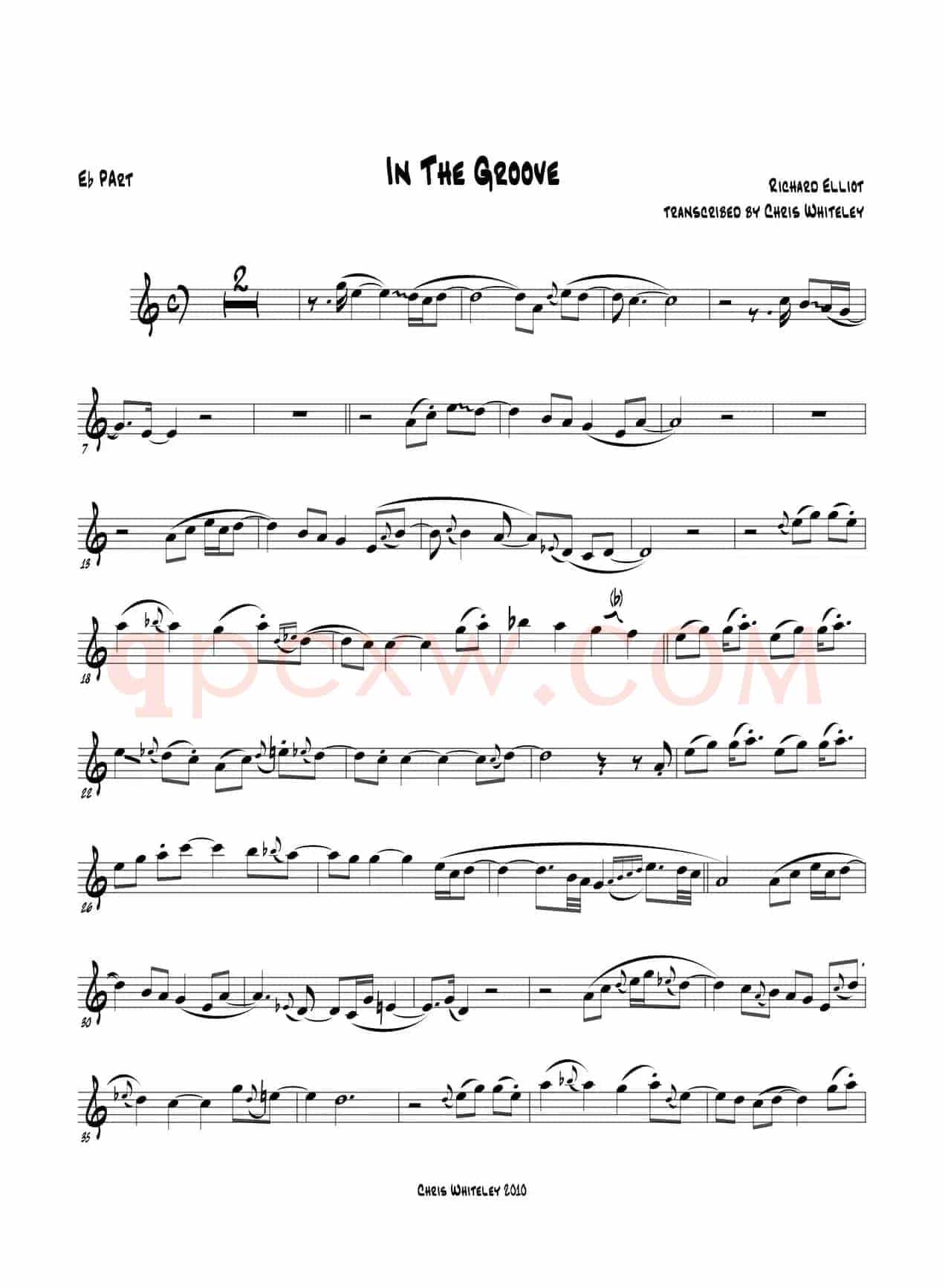 In The Groove（中音萨克斯）
