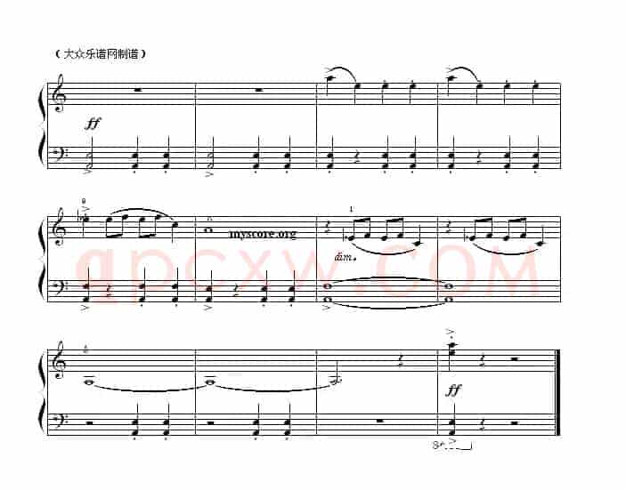 考级初级曲目：摇摆的印第安人