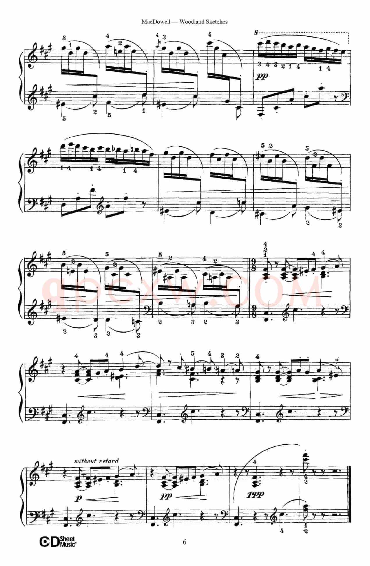 Woodland Sketches Op.51(森林素描·2)