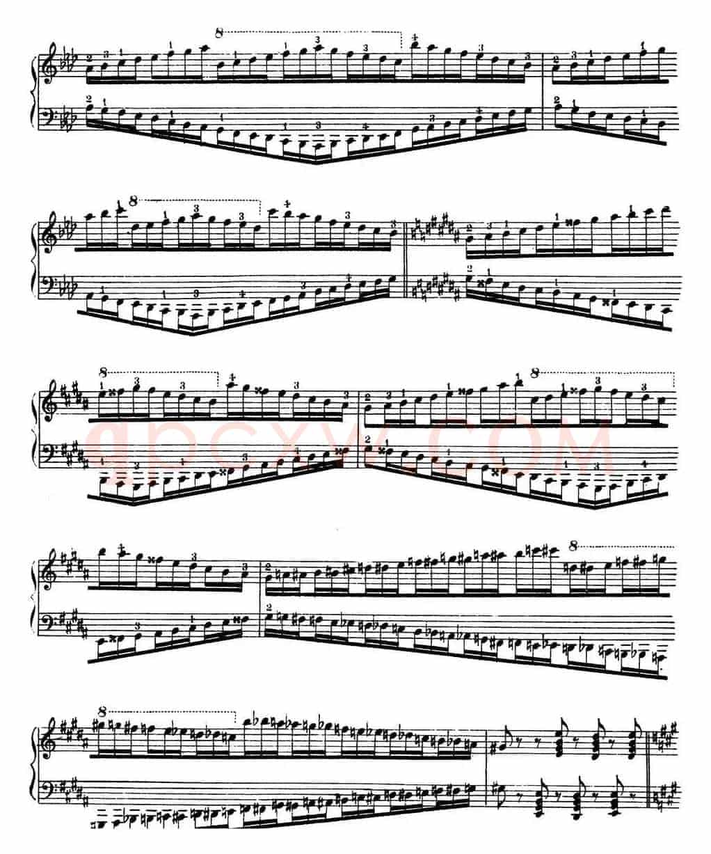 Technical Exercises S.146(李斯特钢琴技巧练习 BOOK Ⅳ)