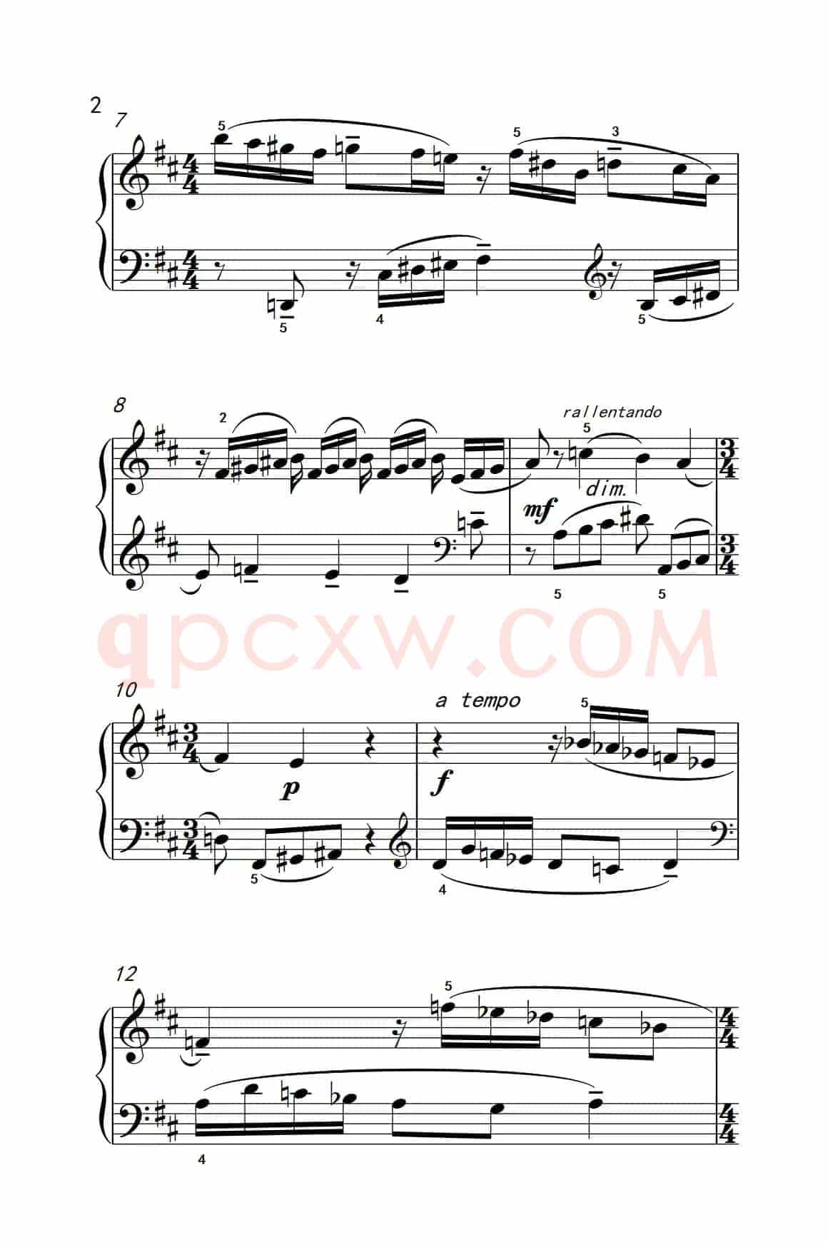 主题和转位（巴托克 小宇宙 钢琴教程 4）