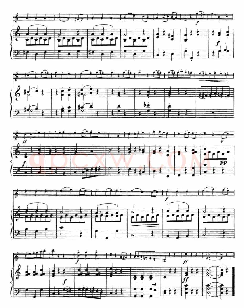 25首小提琴曲合集：Scherzo.（M. KLASSERT. Op.32，No.3）（小提琴+钢琴伴奏）