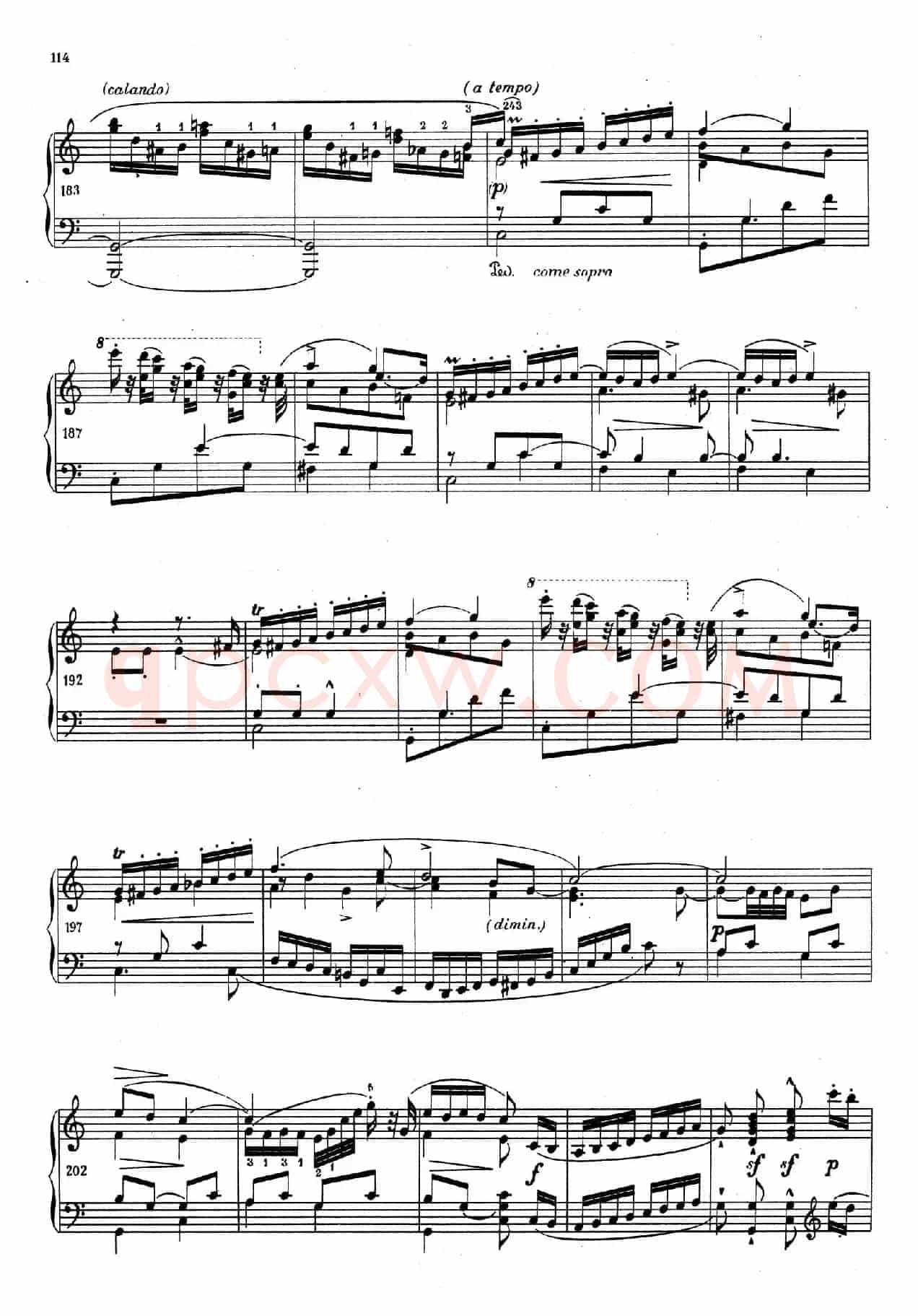 RONDEAU Op.73 （C大调双钢琴回旋曲·独奏版）