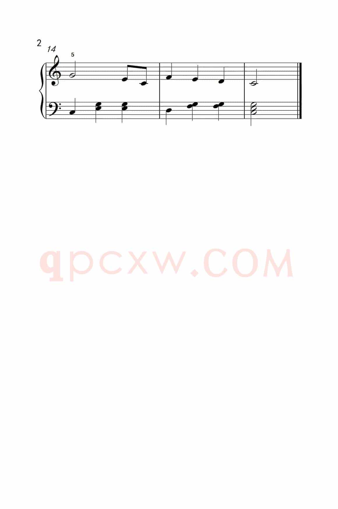摇篮曲（老年大学 钢琴教程 1）