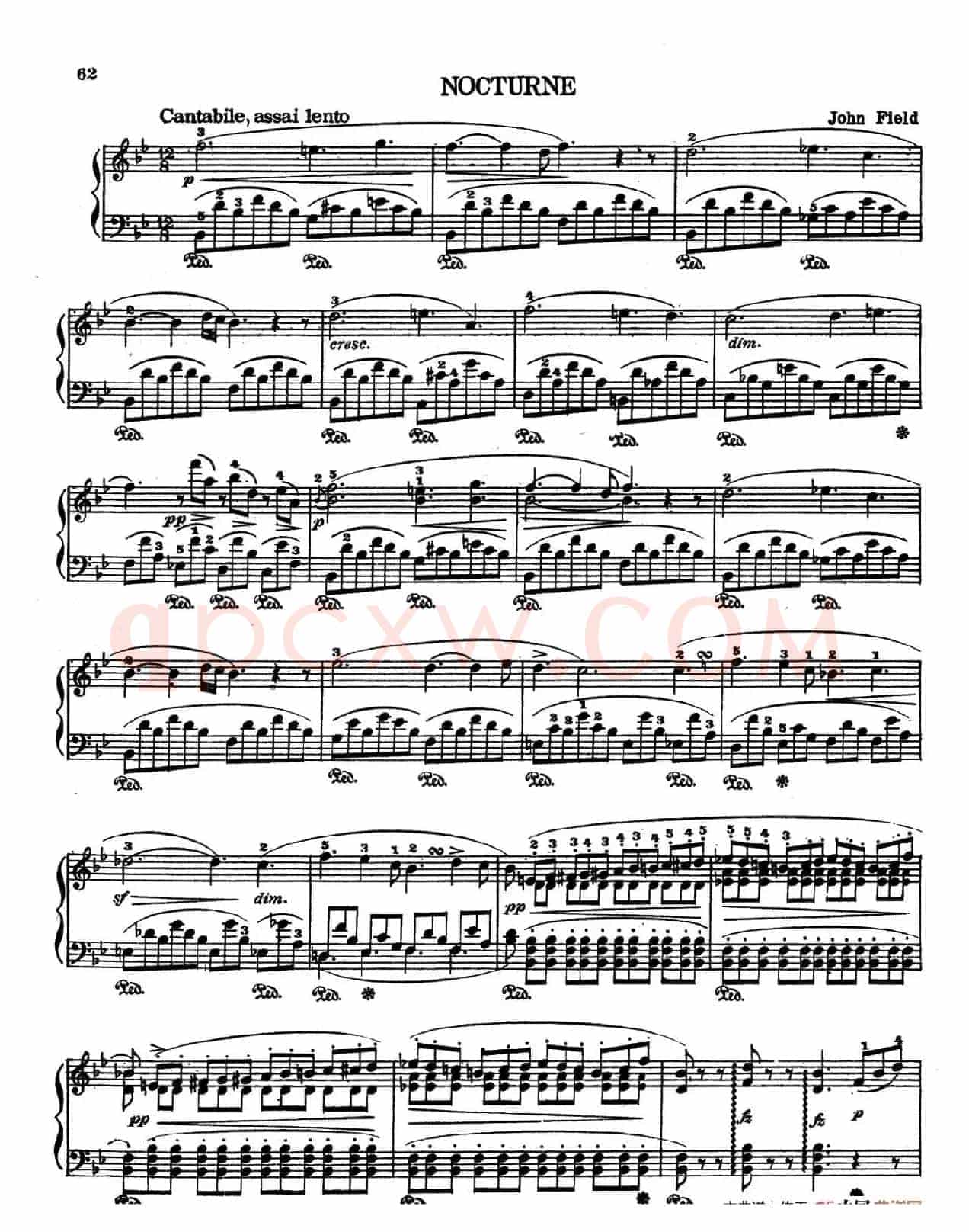 Nocturne No.5 in B-flat Major(降B大调第五号夜曲)