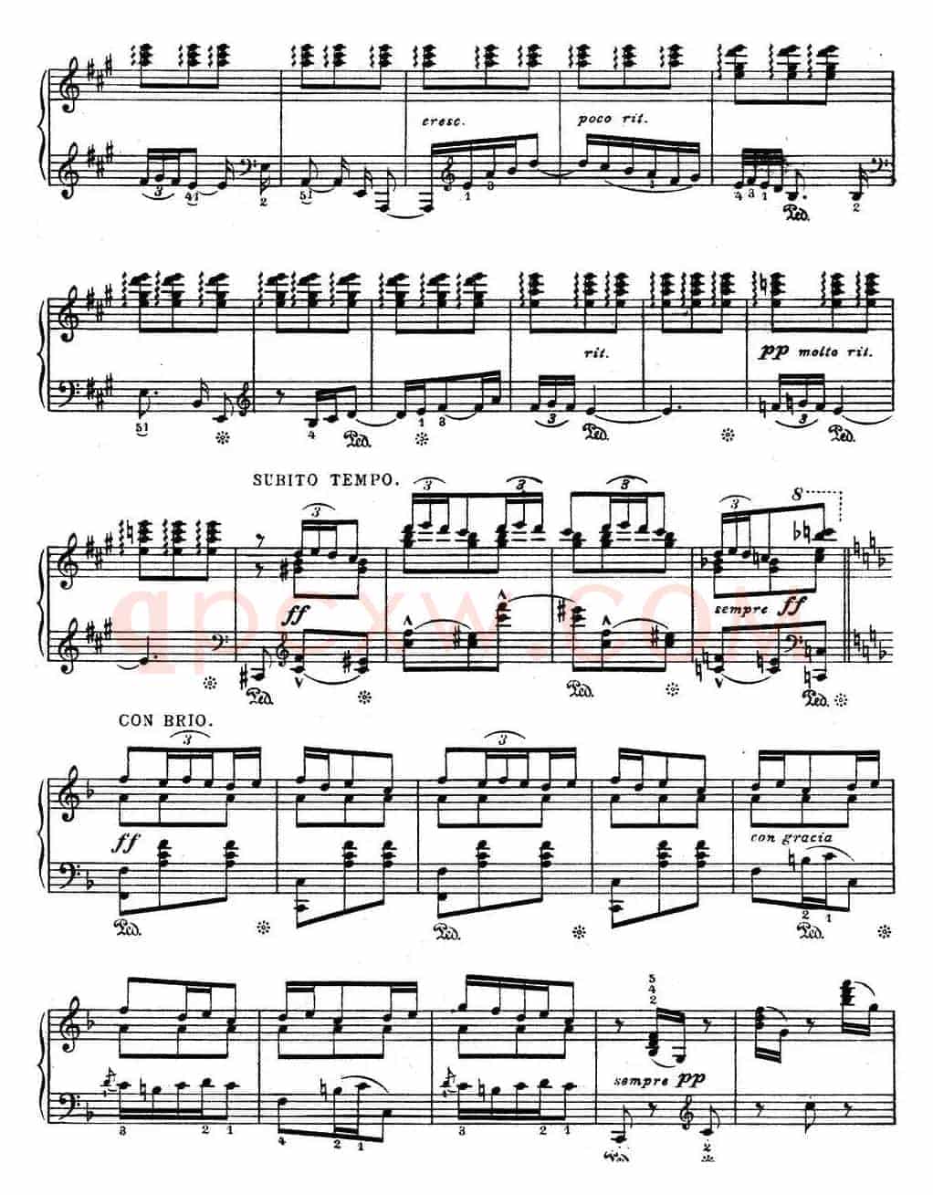 Suite Espanola Op.47（西班牙组曲·Ⅵ）