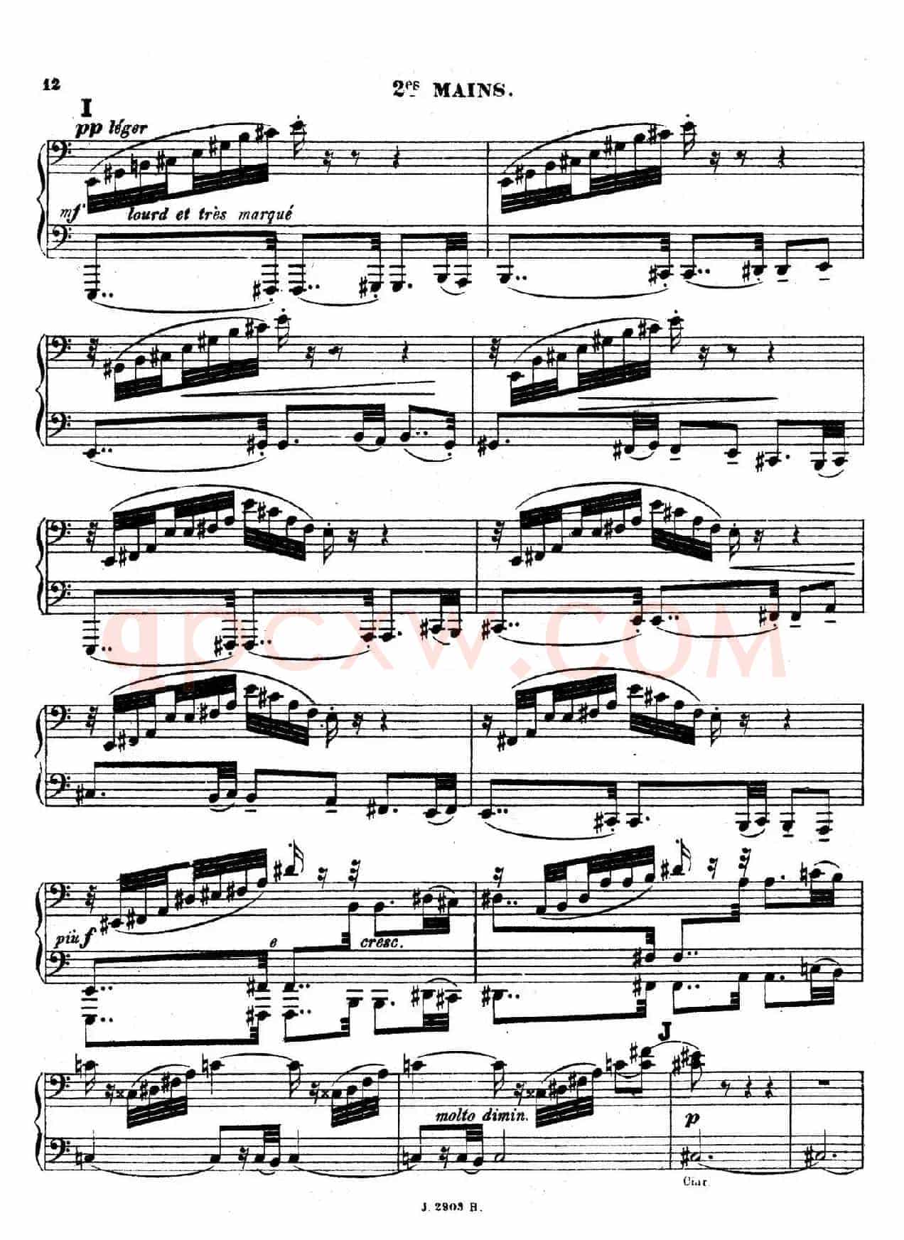 Symphony on a French Mountain Air Op.25（法国山歌交响曲·双钢琴·Ⅰ）