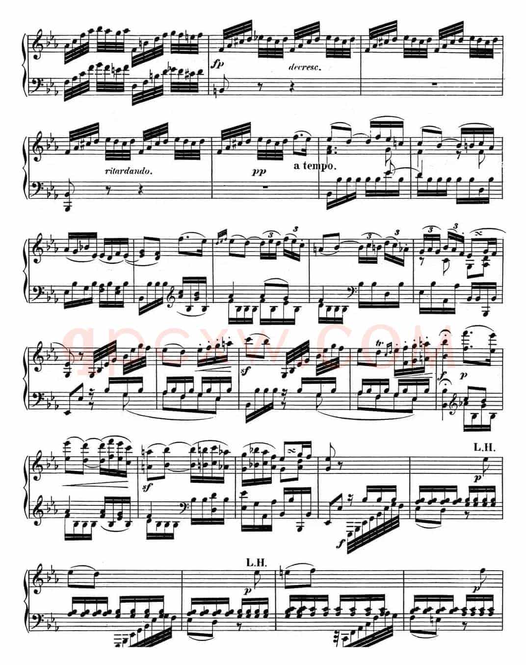 贝多芬钢琴奏鸣曲04 大调奏鸣曲 降E大调 Op.7 E-flat major