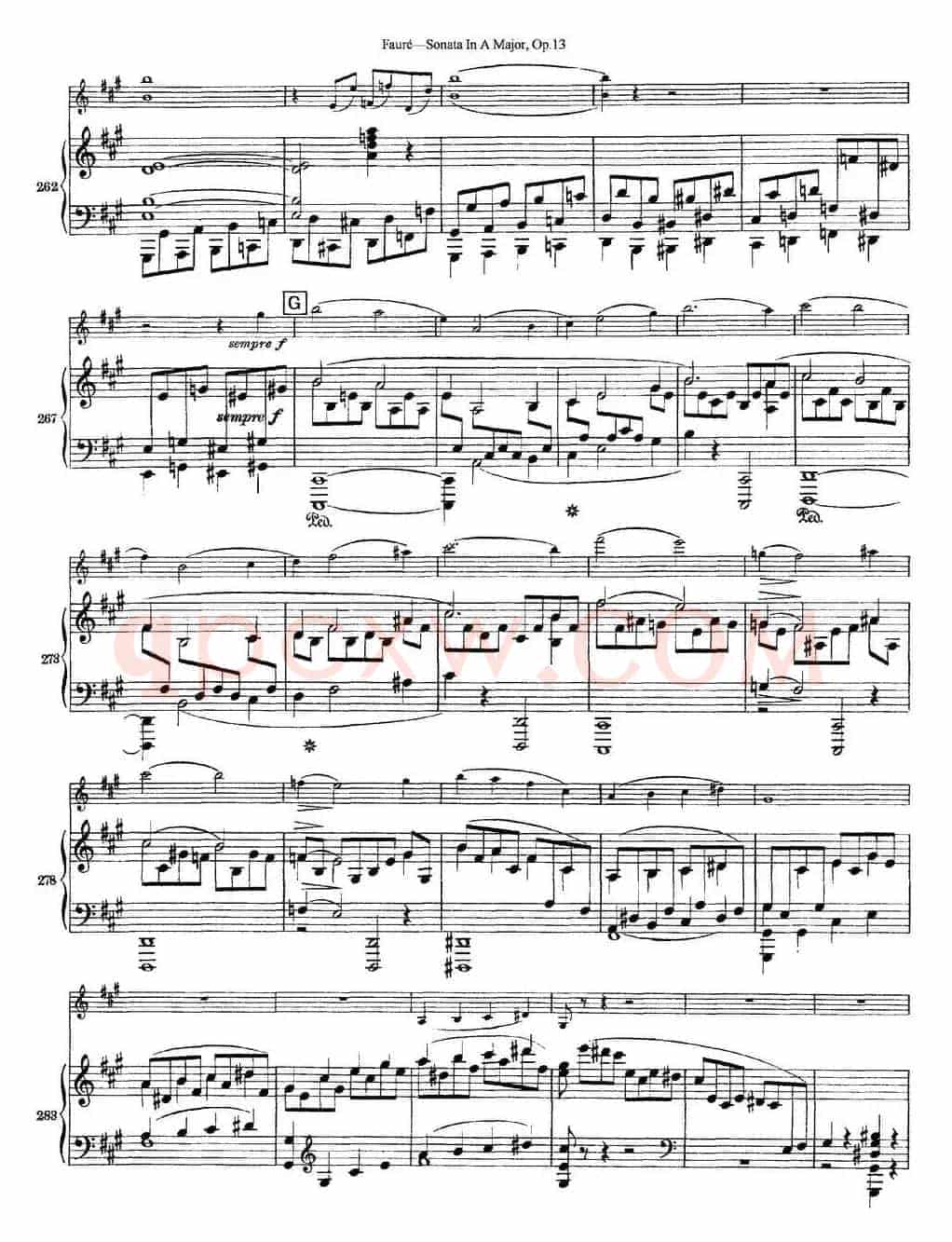 Violin Sonata No.1 Op.13（小提琴+钢琴伴奏）