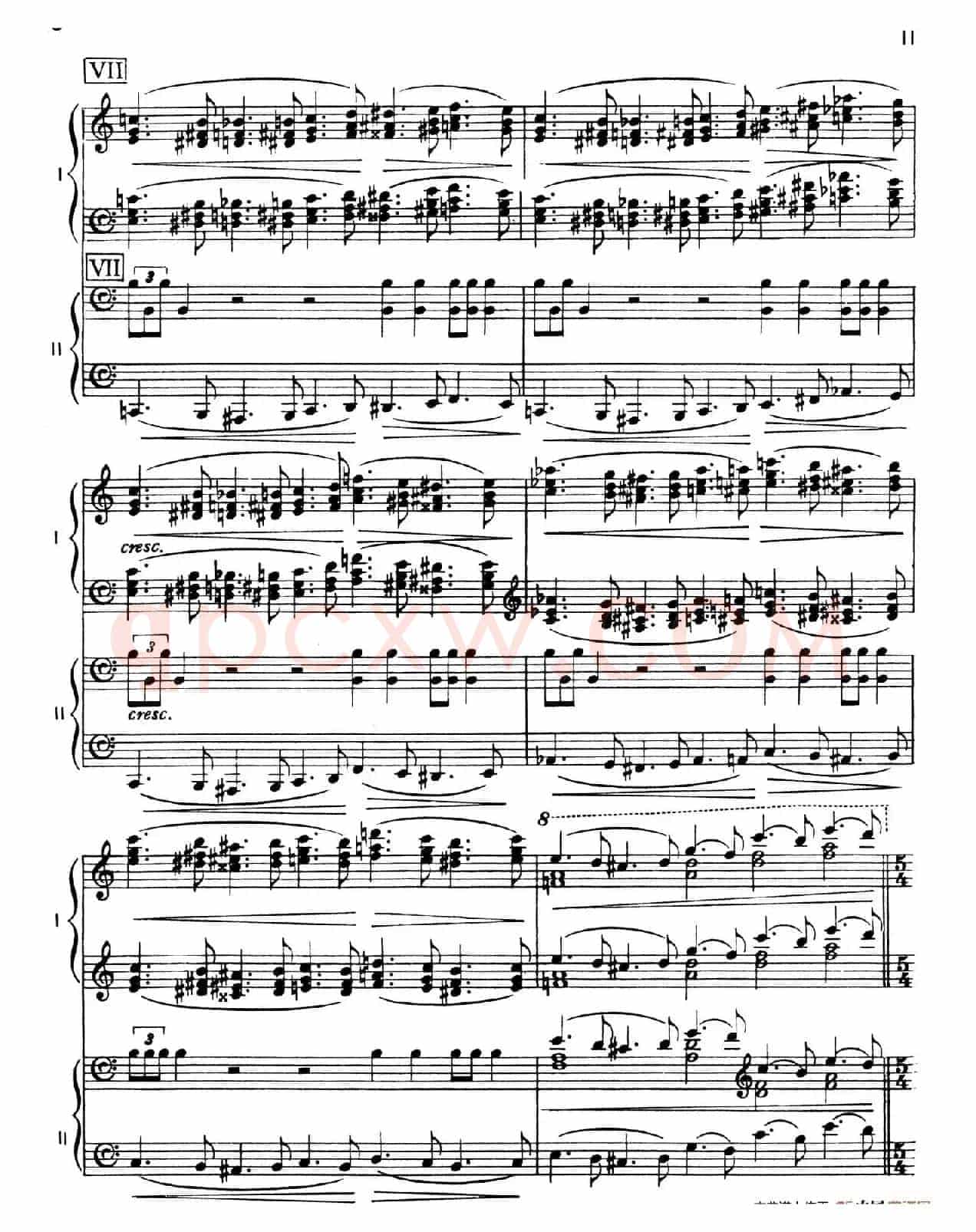The Planets Op.32(双钢琴)(行星·第一乐章 火星—战争使者)