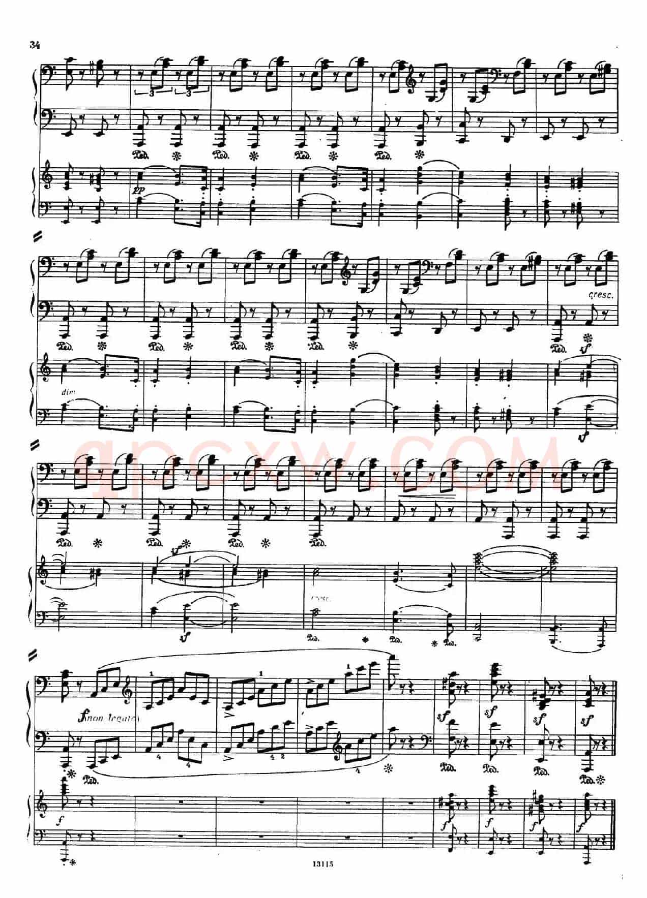 Piano Concerto in a Minor Op.54（a小调钢琴协奏曲·双钢琴）
