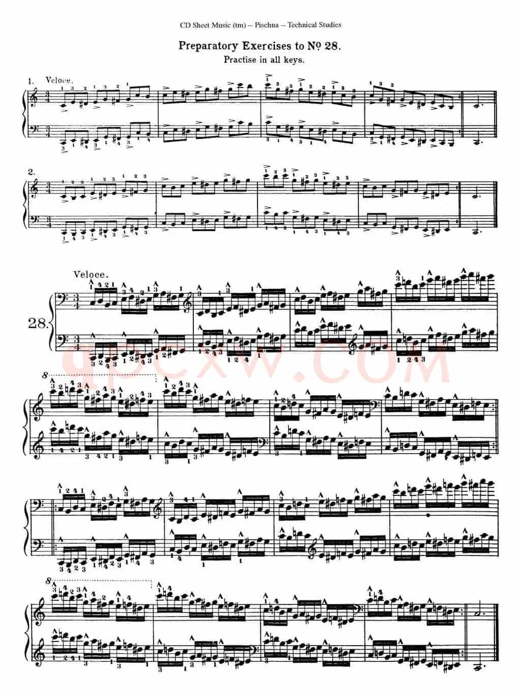Technical Studies 60 Progressive Exercises (60首钢琴循序渐进练习曲 P41——50)