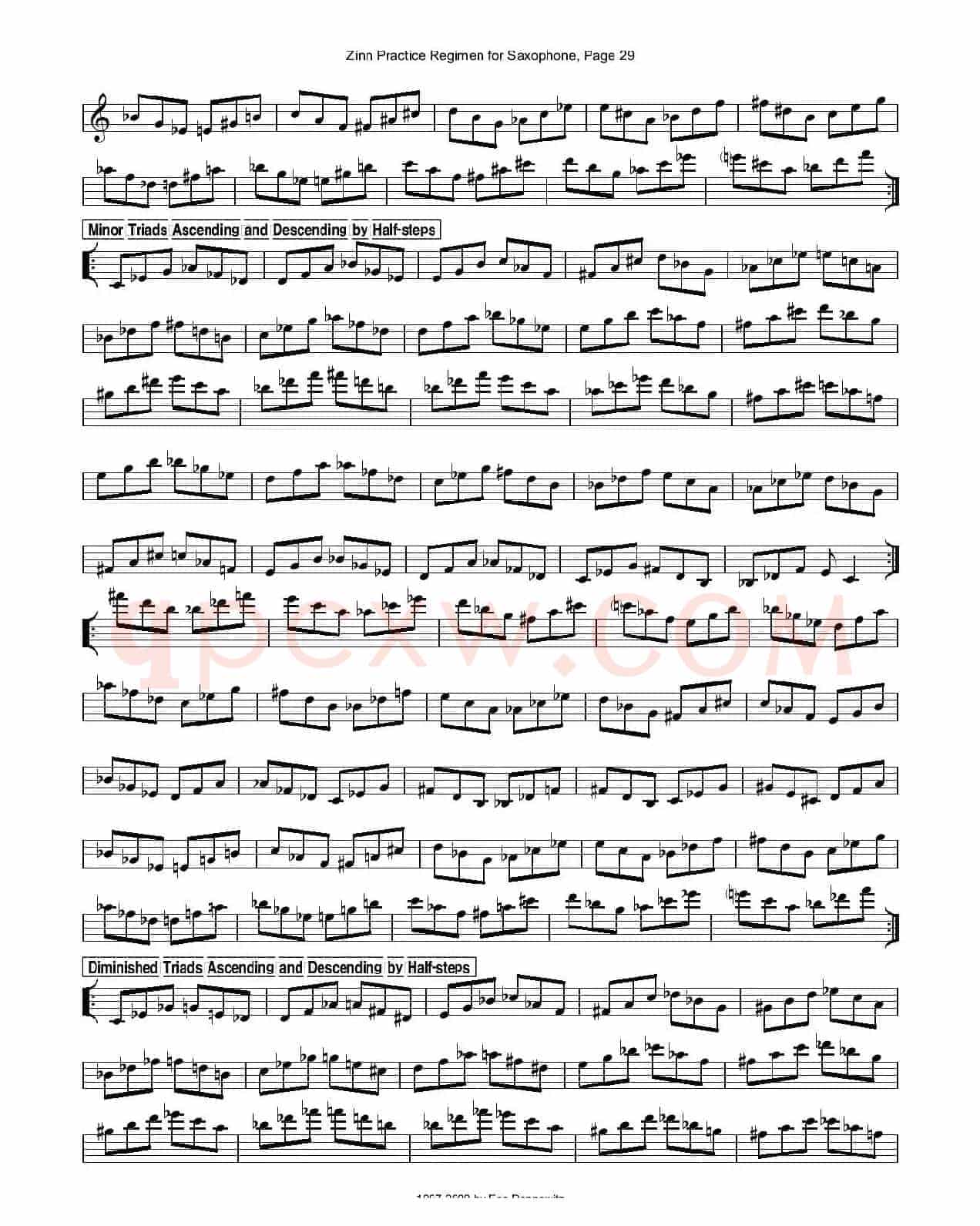 ZinnRegimenSax2009练习曲
