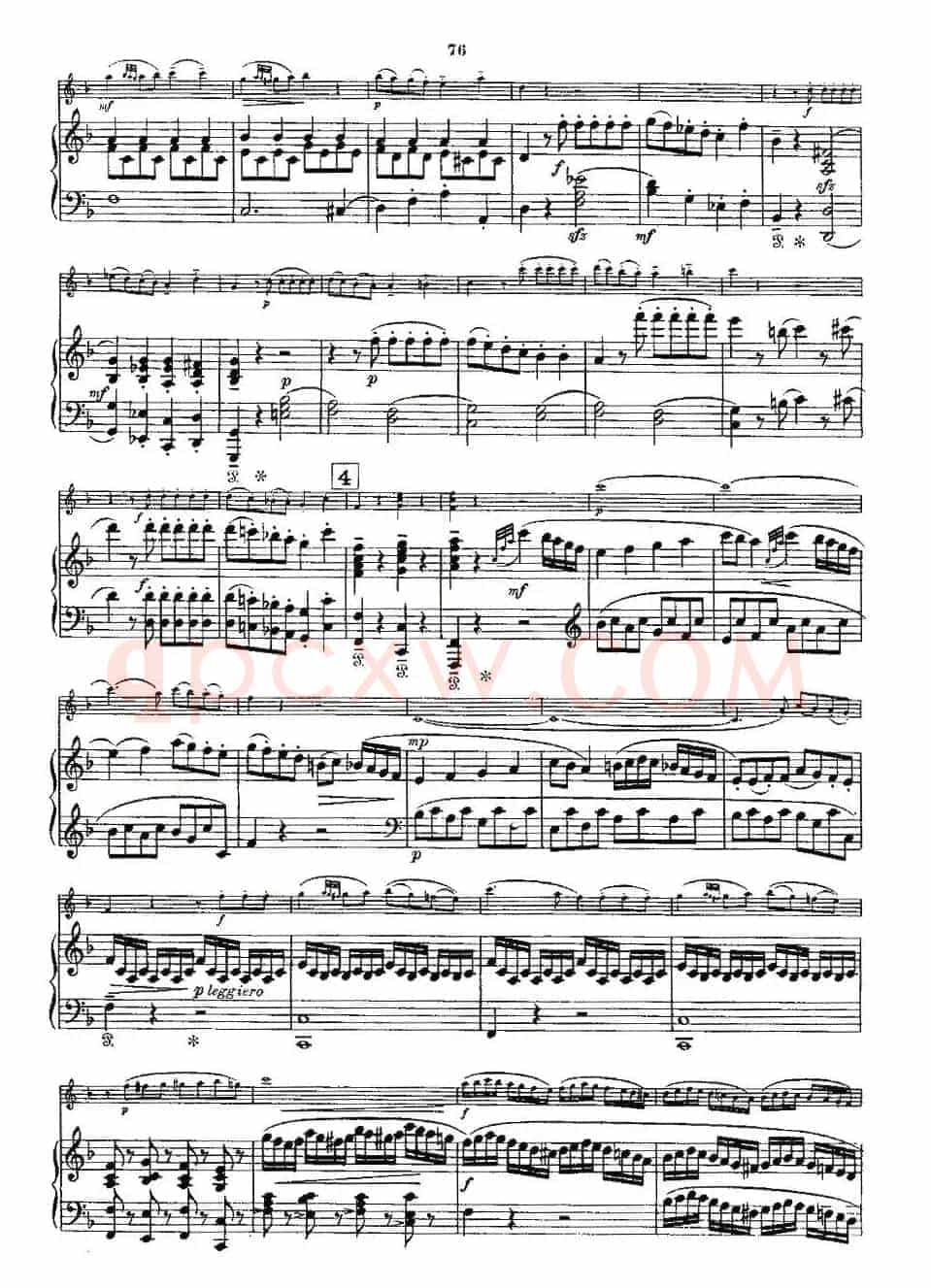 Mozart - Violin Sonata No.7, KV. 376（第七小提琴奏鸣曲）