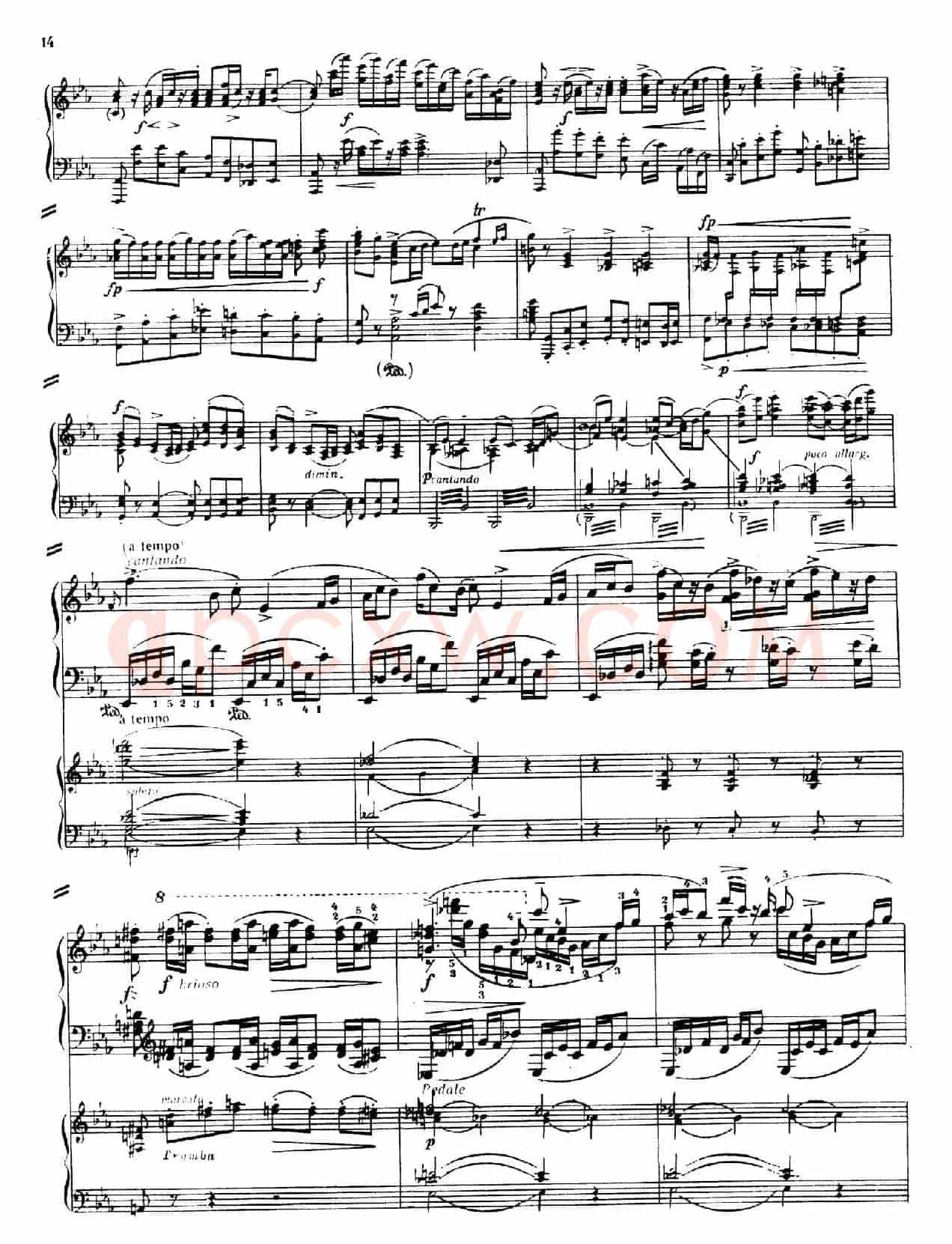 Piano Concerto No.2 in c Minor Op.50(c小调第二钢琴协奏曲·Ⅰ·双钢琴)