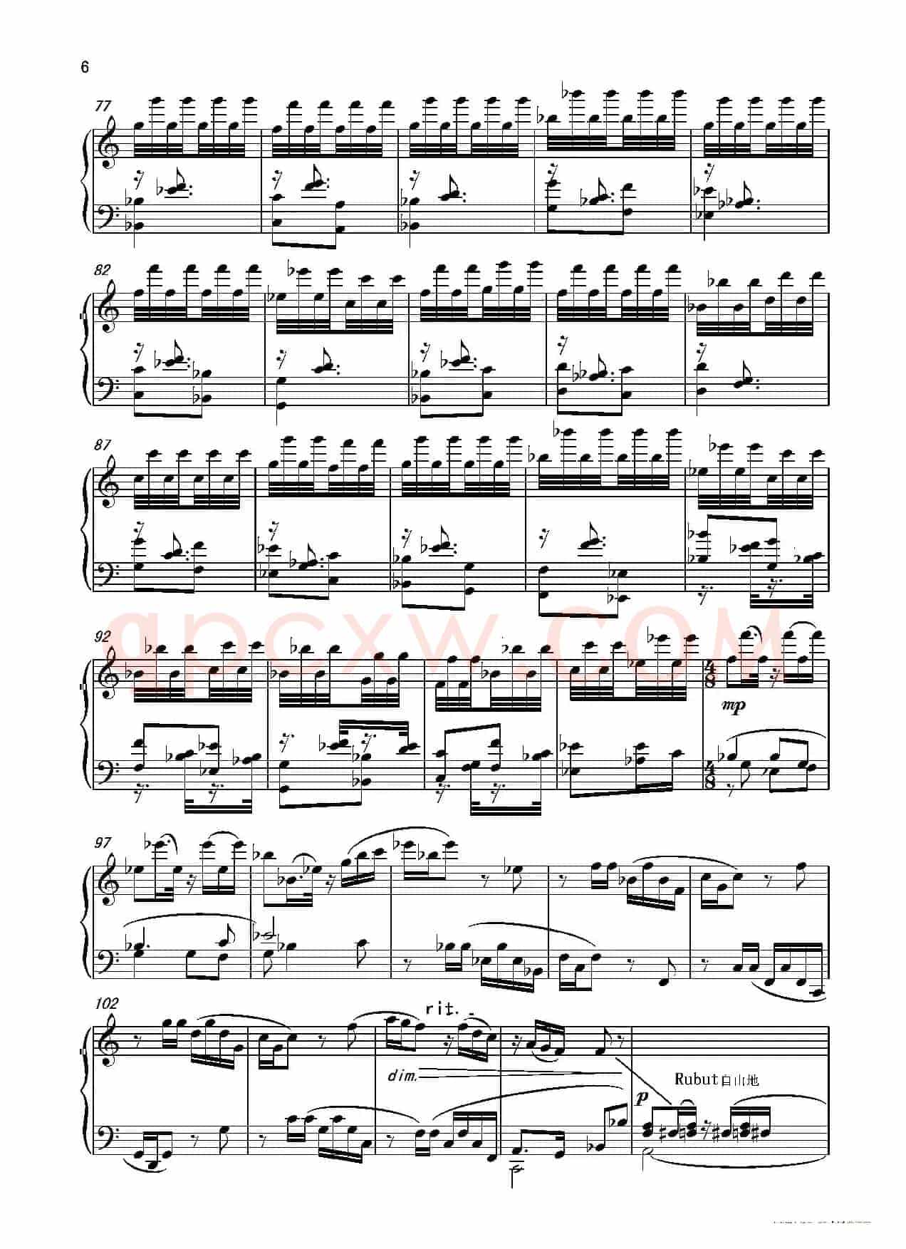 第五钢琴奏鸣曲Piano Sonata No.5