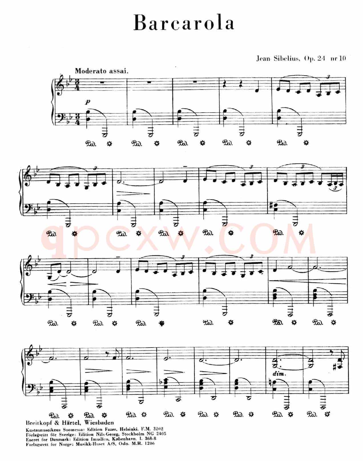10 Pieces Op.24（10首钢琴小品 No.10）