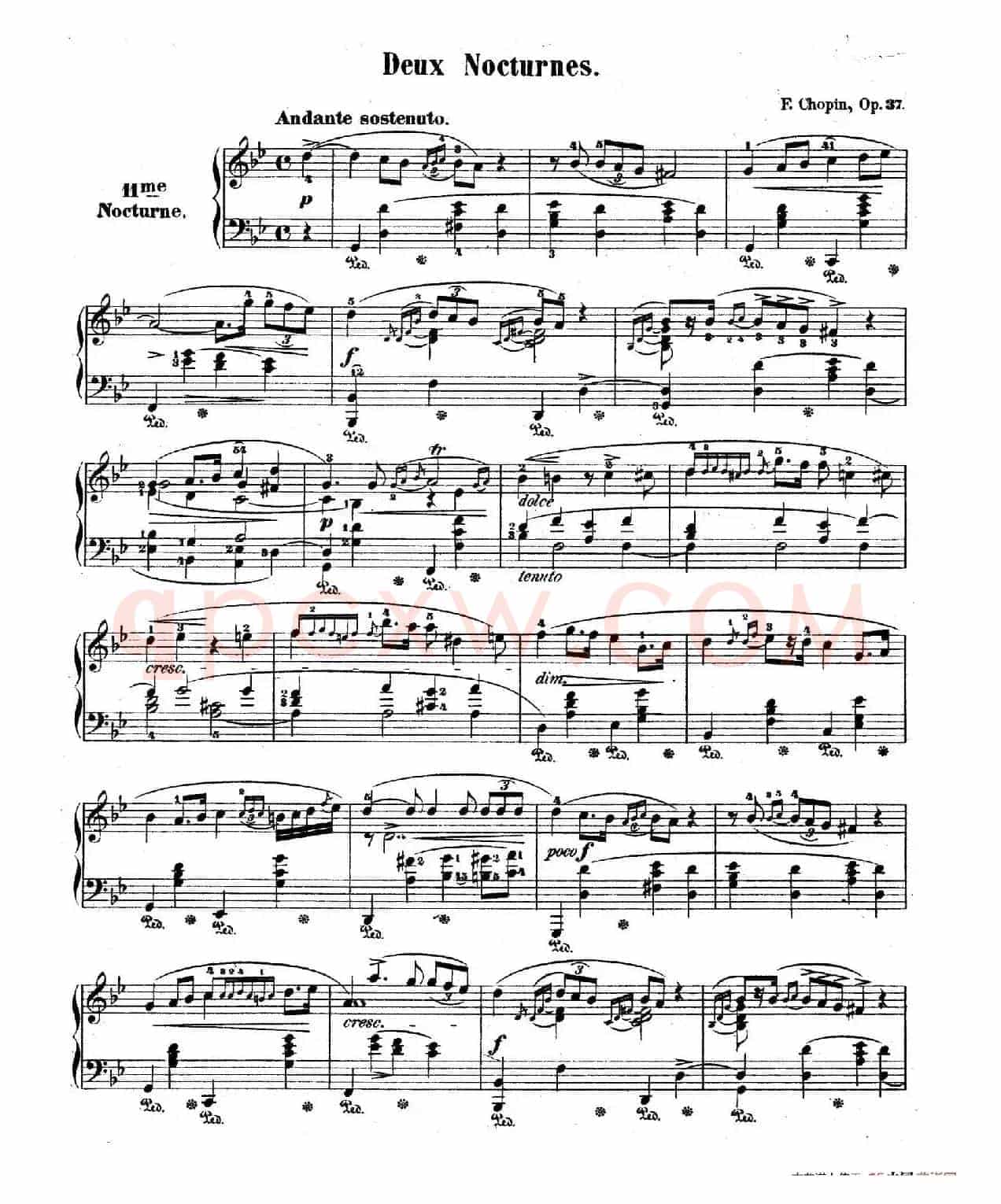Deux Nocturnes Op.37（2首夜曲）