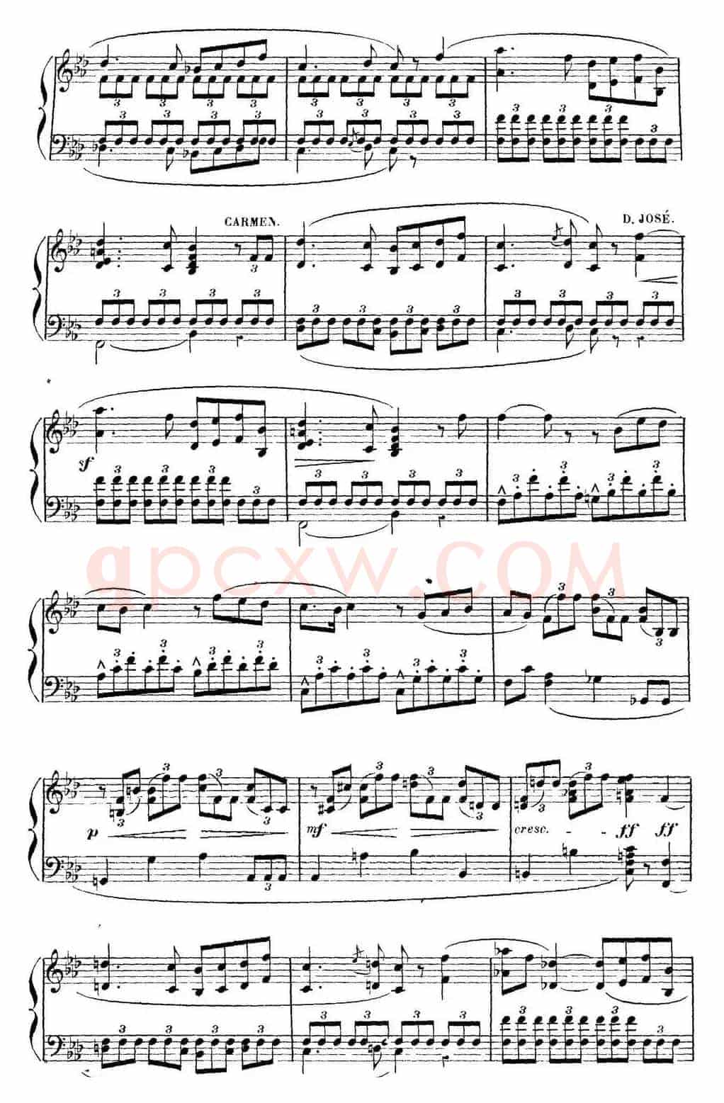 Carmen for Solo Piano（卡门全剧钢琴独奏版）（No.27）