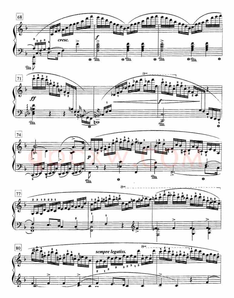 钢琴教程第八级 练习曲（Op.10 No.8）