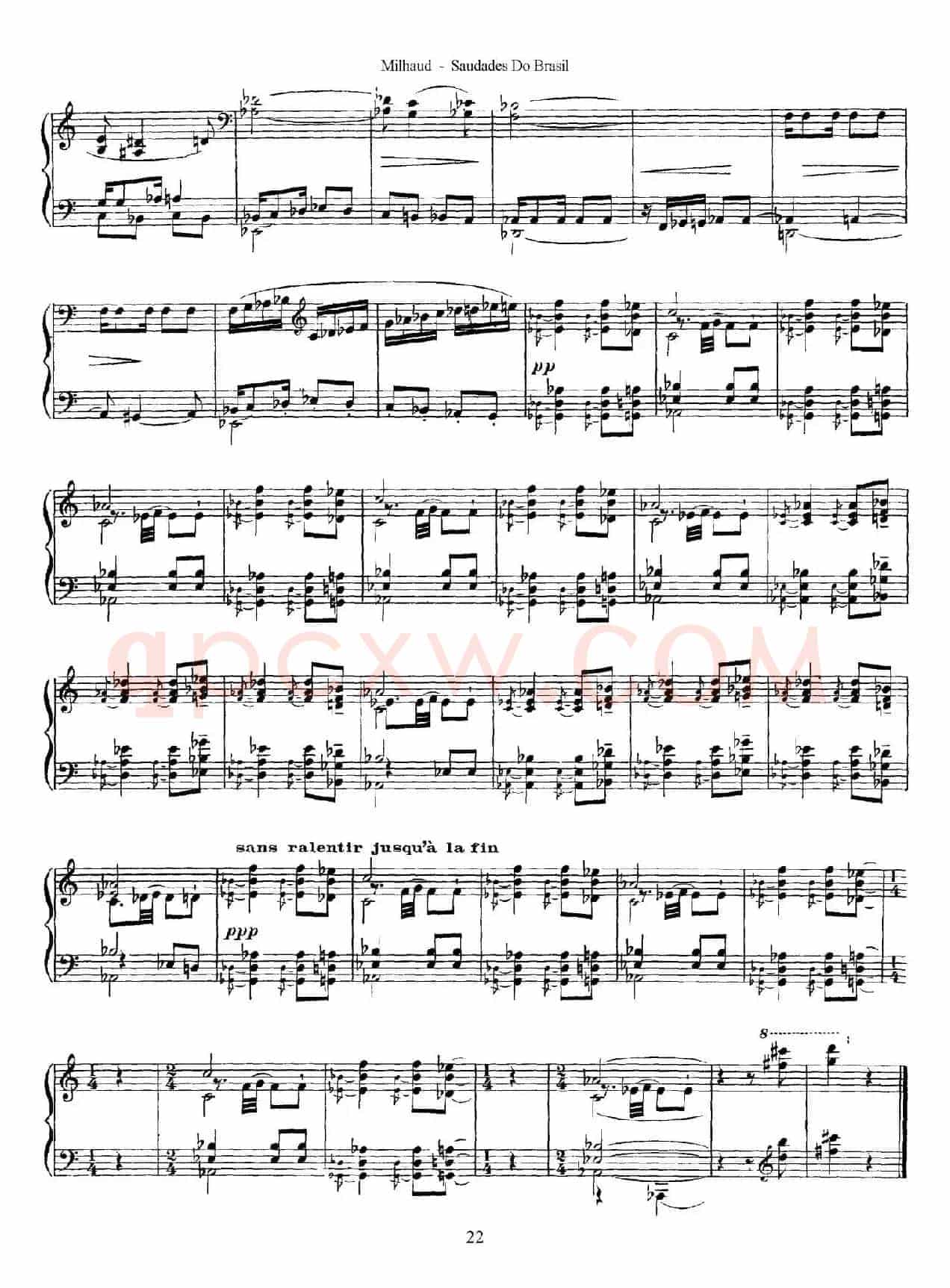Saudados do Brasil Op.67(巴西回忆·XI)