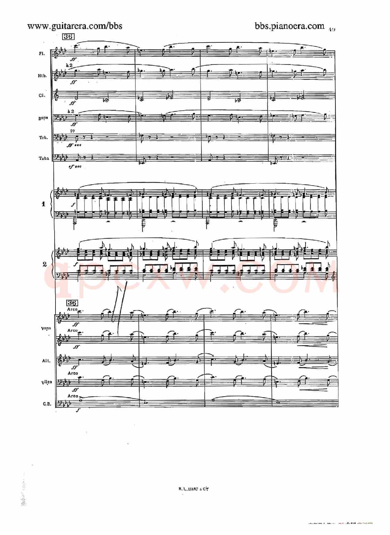 Concerto for 2 Pianos in d Minor(d小调双钢琴协奏曲·总谱)