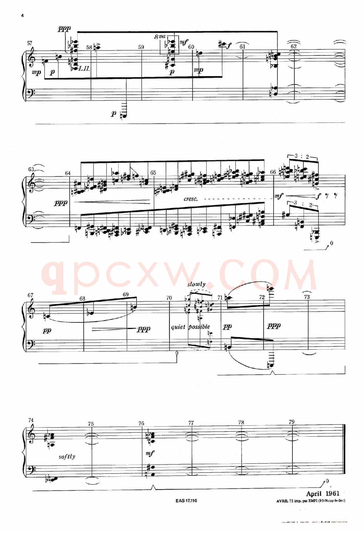 Piano Distance（弱奏的层次）