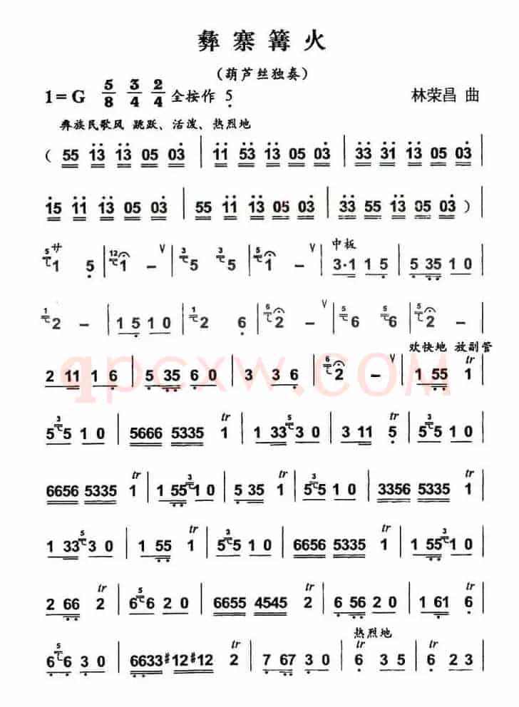 彝寨篝火