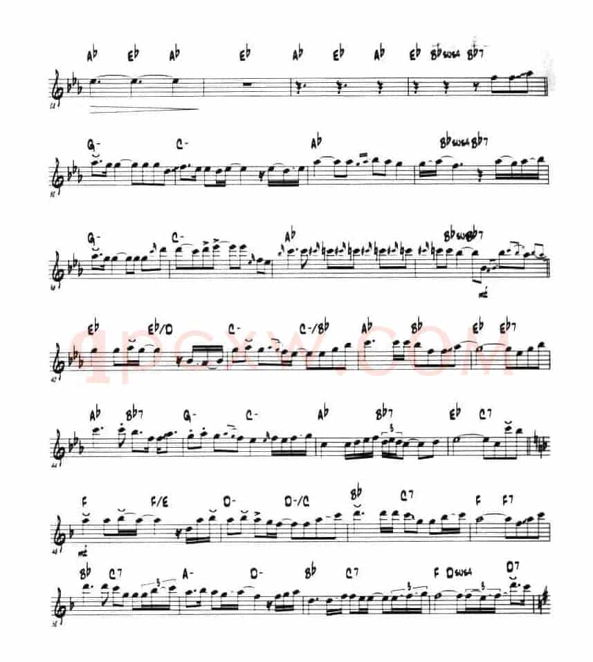 童话（第二中音萨克斯、爵士乐版）