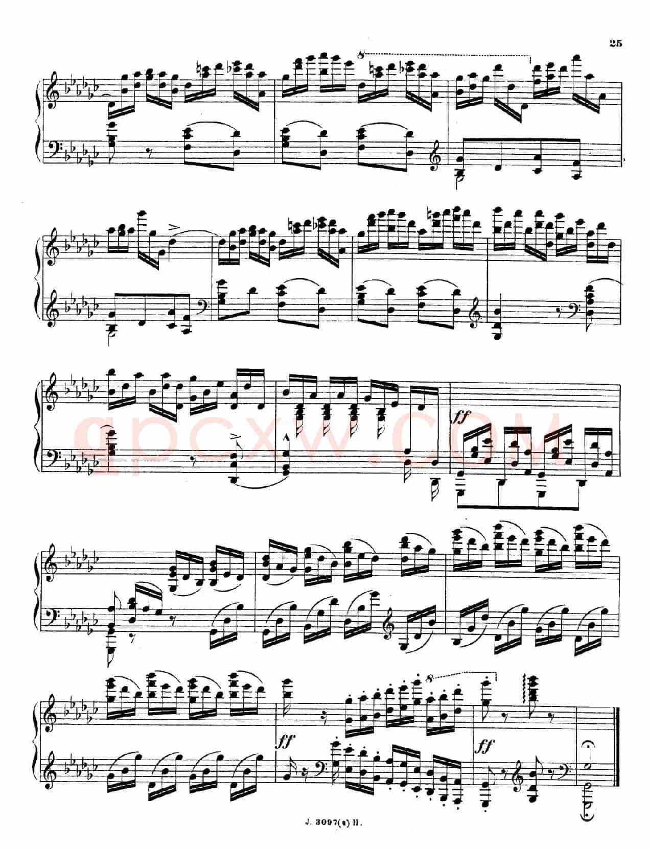 6 Etudes de Concert（6首音乐会练习曲·4）