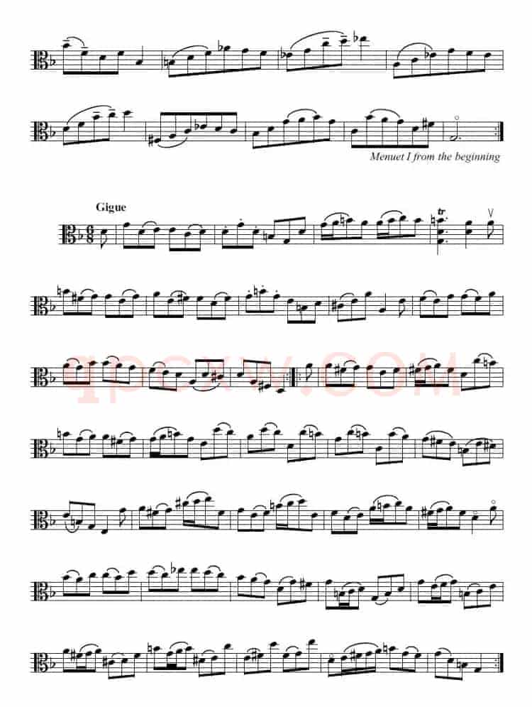 Bach《6 Suites》(巴赫《组曲》、中提琴)