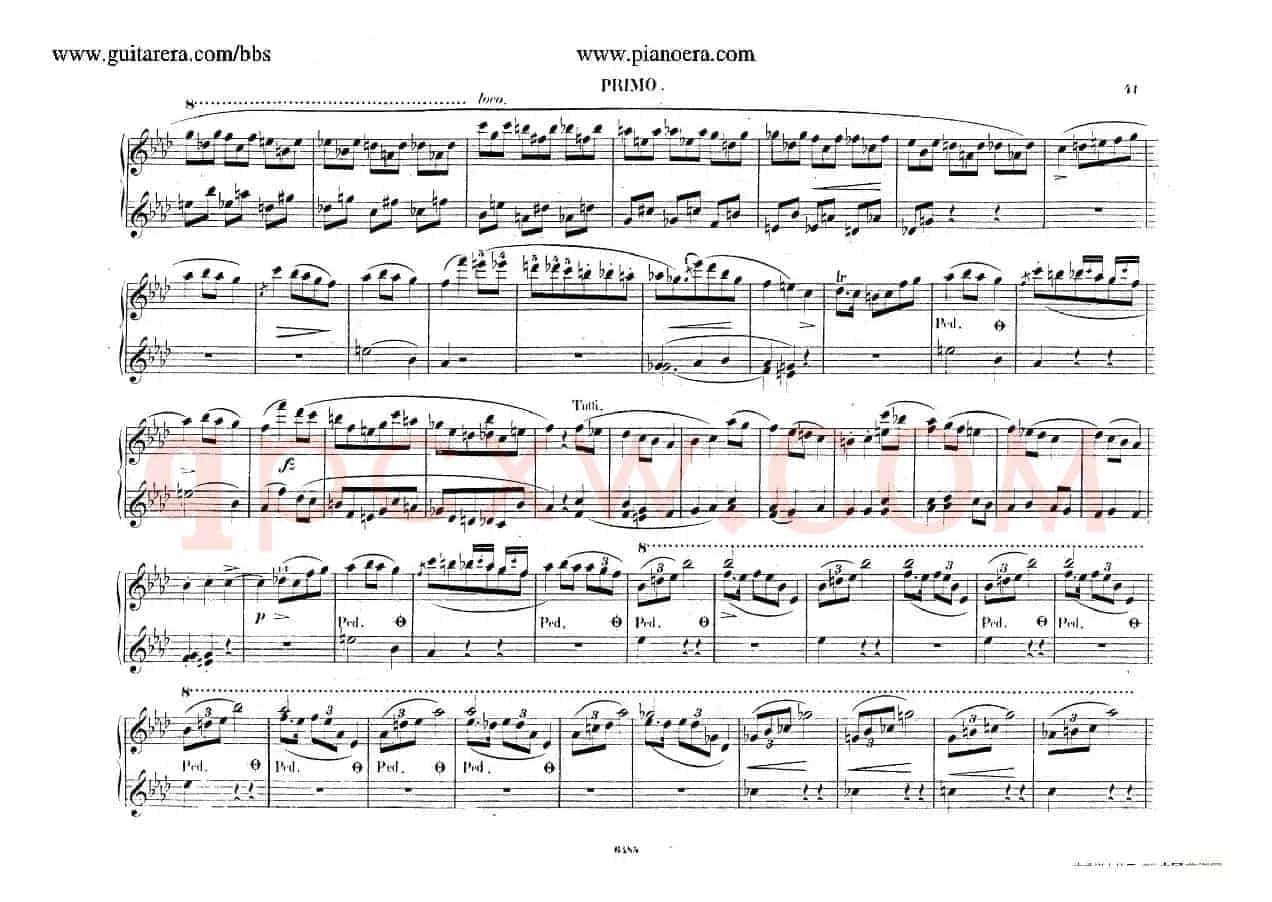 Piano Concerto No.2 in f Minor Op.21(f小调第二钢琴协奏曲·四手联弹版)