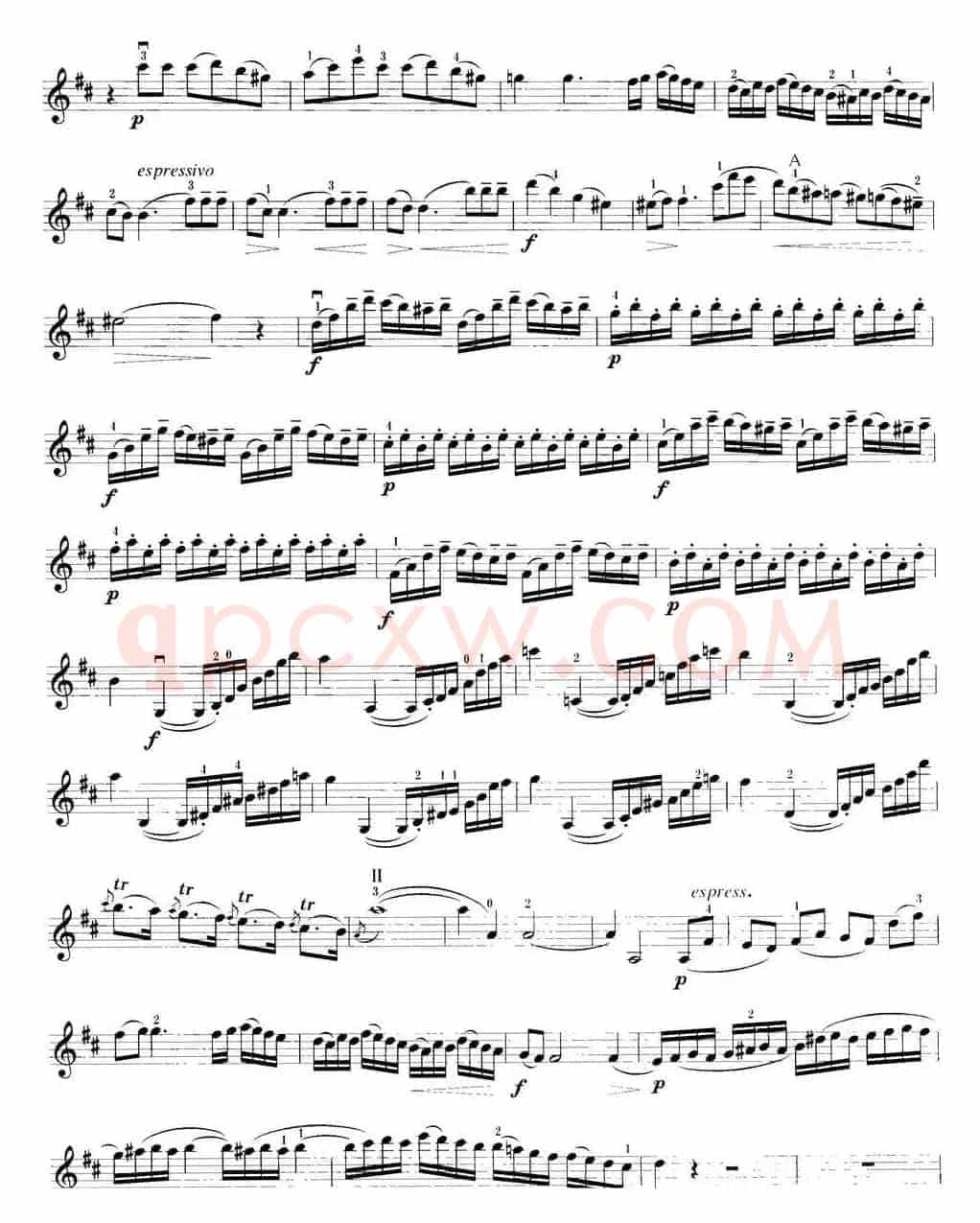 小提琴考级第八级：外国乐曲（7首）