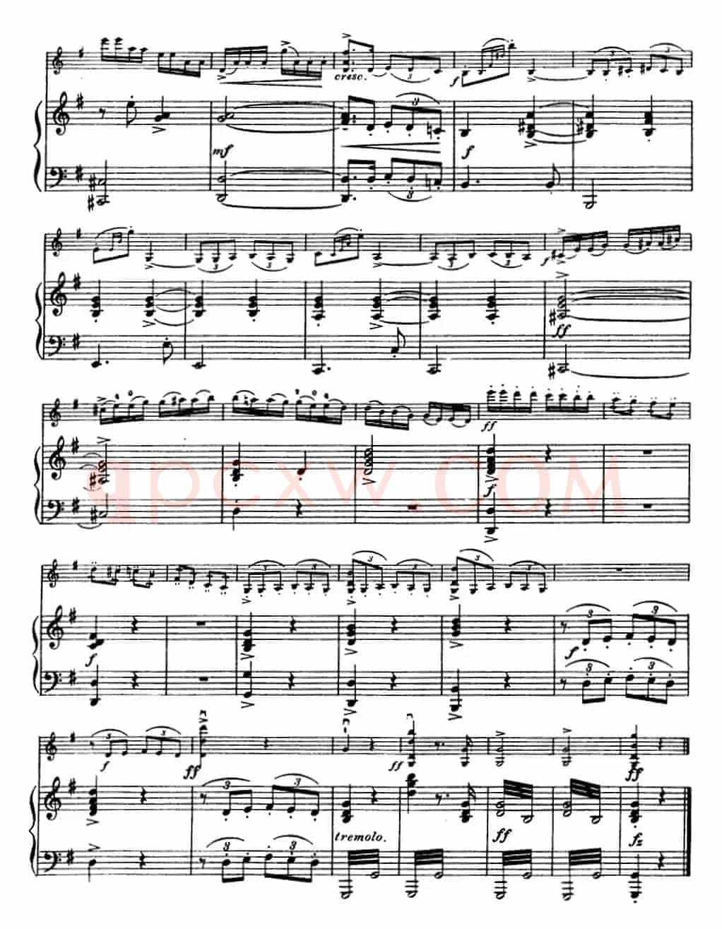 塞茨初级小提琴协奏曲Op.12（g小调学生协奏曲）