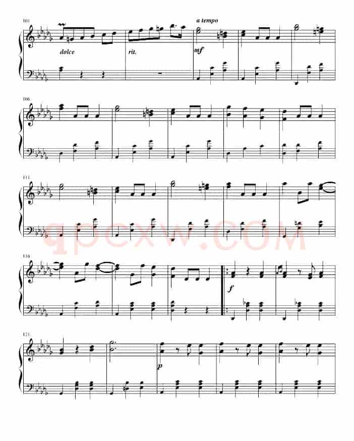华丽的大圆舞曲（冯明东制谱版）