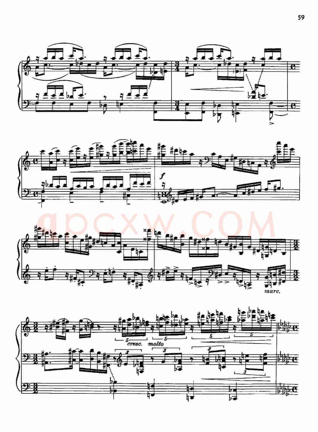 塞缪尔·巴伯 - 降e小调钢琴奏鸣曲 op.26 v.4