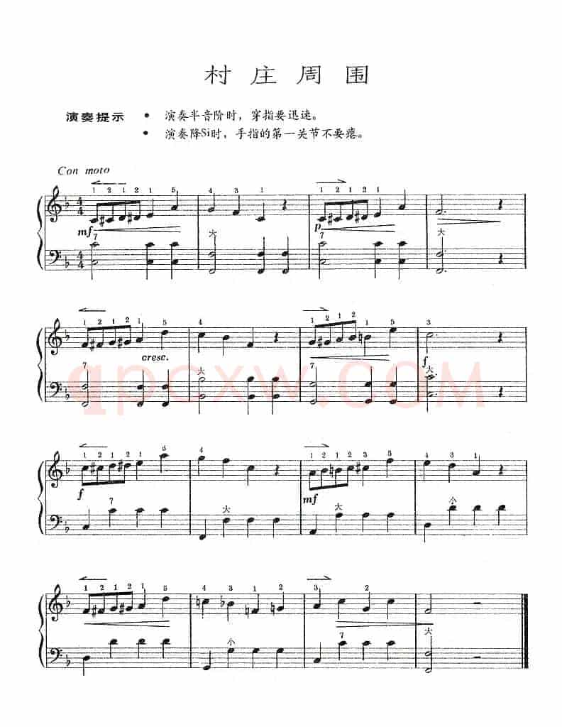村庄周围