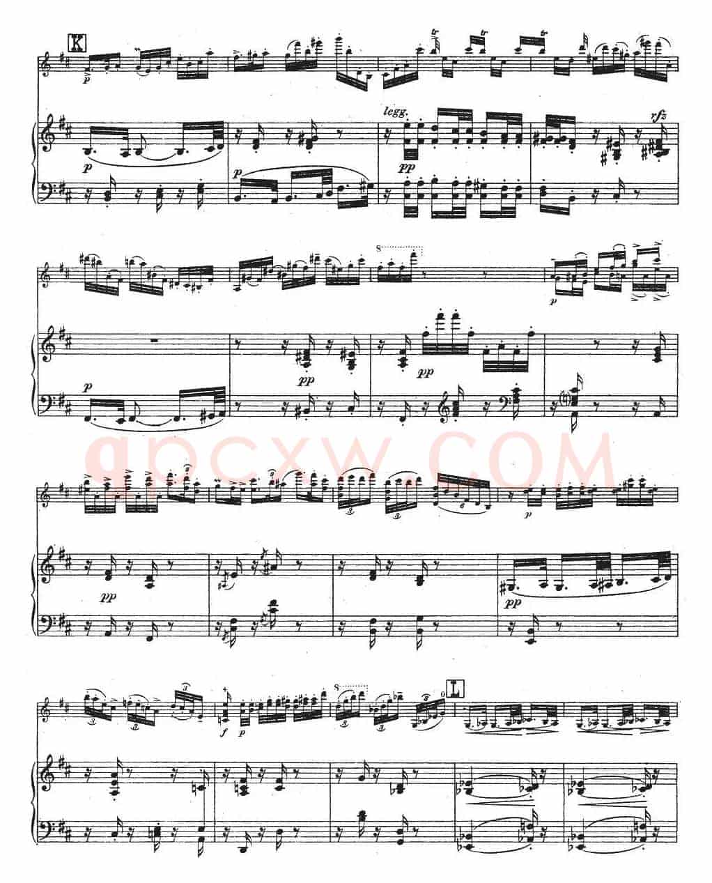 伊萨伊作品集：Divertimento（小提琴+钢琴伴奏）