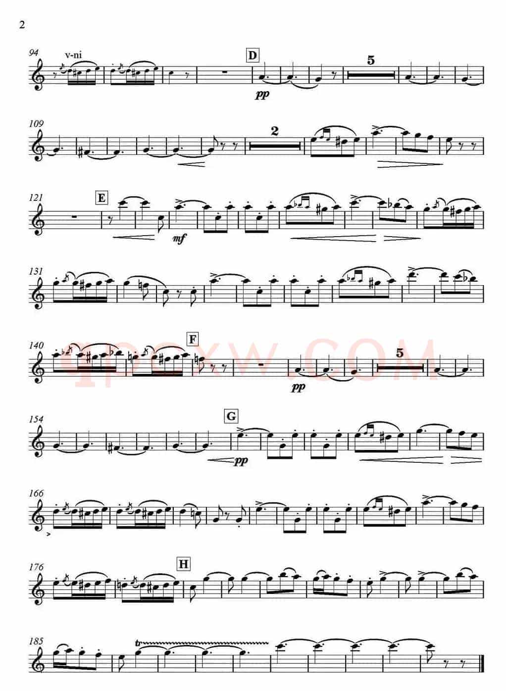 Brindisi(Traviata) 饮酒歌（管弦乐） （单簧管分谱）